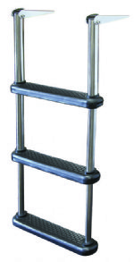 3-Step Transom Drop Boat Ladder