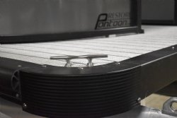 Pontoon Boat Deck Trim Black Anodized