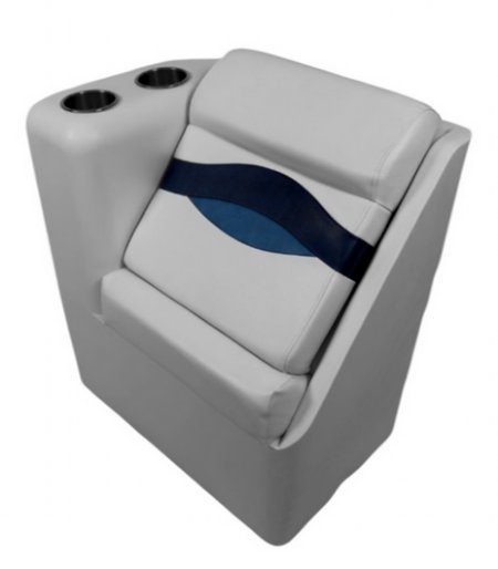 pontoon boat lean back