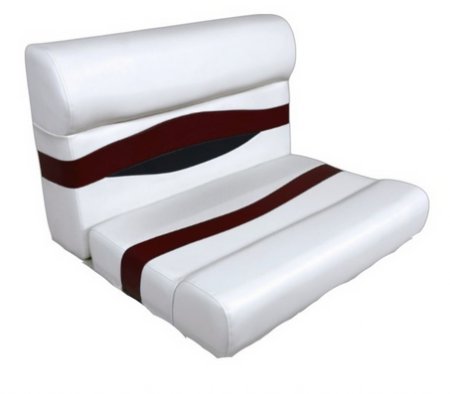 horizon pontoon boat seats are very comfortable with a white base color