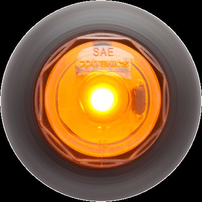 3/4" yellow fender marker light