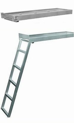 5 Step Under Deck Pontoon Ladder 