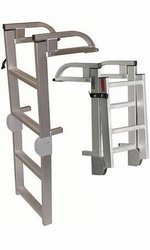 4 Step Aluminum Folding Pontoon Ladder