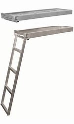 Tritoon Pontoon Boat Ladder