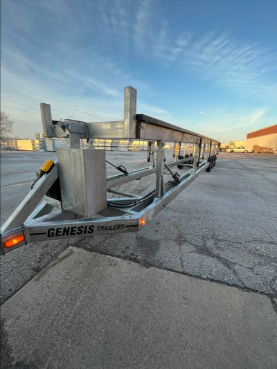 hydraulic lift pontoon trailers