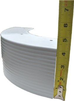 Pontoon Boat Large Radius Corner Cap