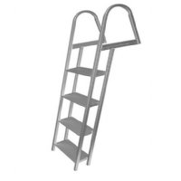 4 Step Aluminum Pontoon Boat Ladder 