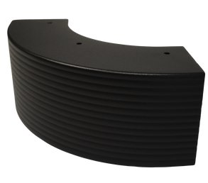 pontoon corner cap black