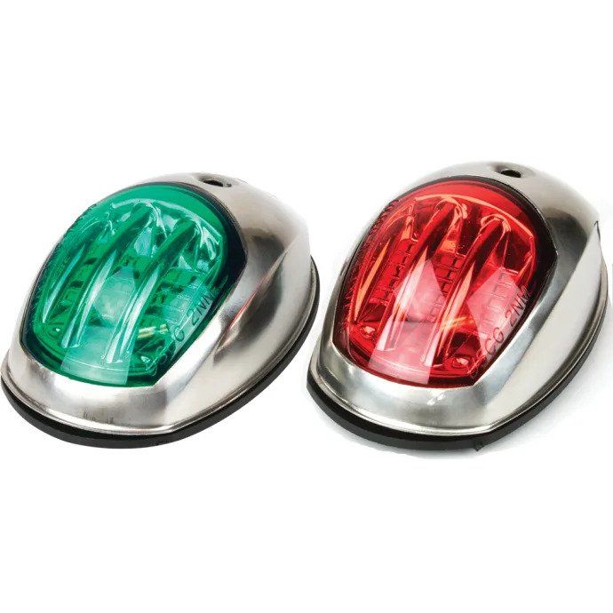 Stainless LED Side Mount Navigation Lights