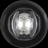 3/4" white license plate light