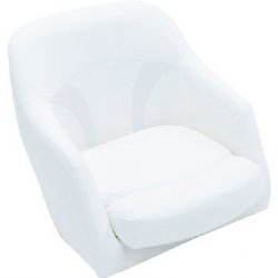 Large Pontoon Bucket Seat- White 