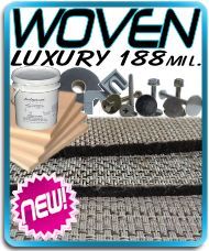 (16ft) 188mil Woven Vinyl Flooring Deck Kit