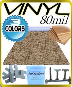 (16ft) 80 MIL Vinyl Complete Decking Kit