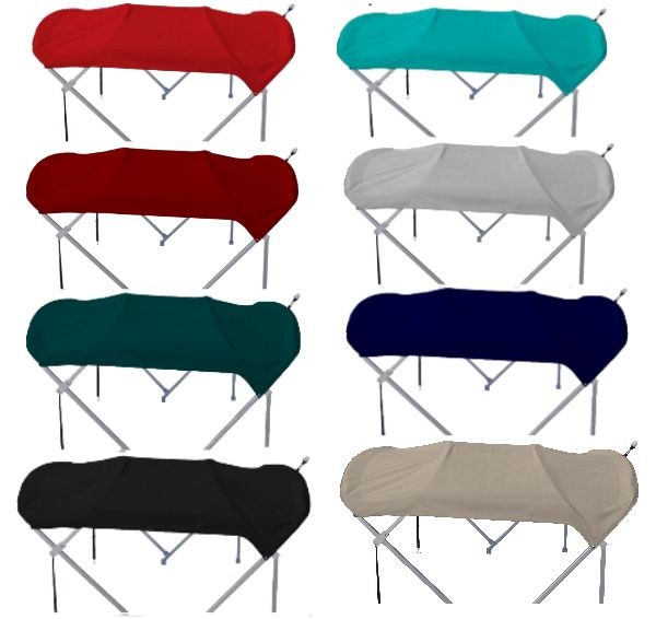 Aazon.co : Pontoon Sunbrella Biini Top Kit 8 X 8 (Black