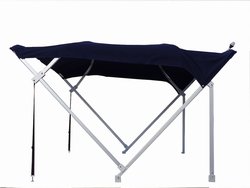 Heavy-duty pontoon boat bimini top kit 8'6 x 8 with 1-1/4 inch aluminum frame