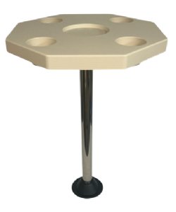 Ivory Octagonal Pontoon Boat Table 