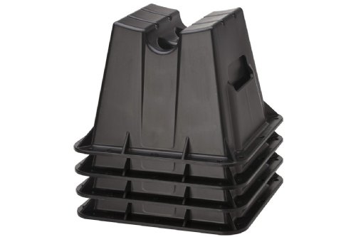 Pontoon Boat Storage Blocks – Heavy Duty Plastic Pontoon Caddy for Safe Boat Storage