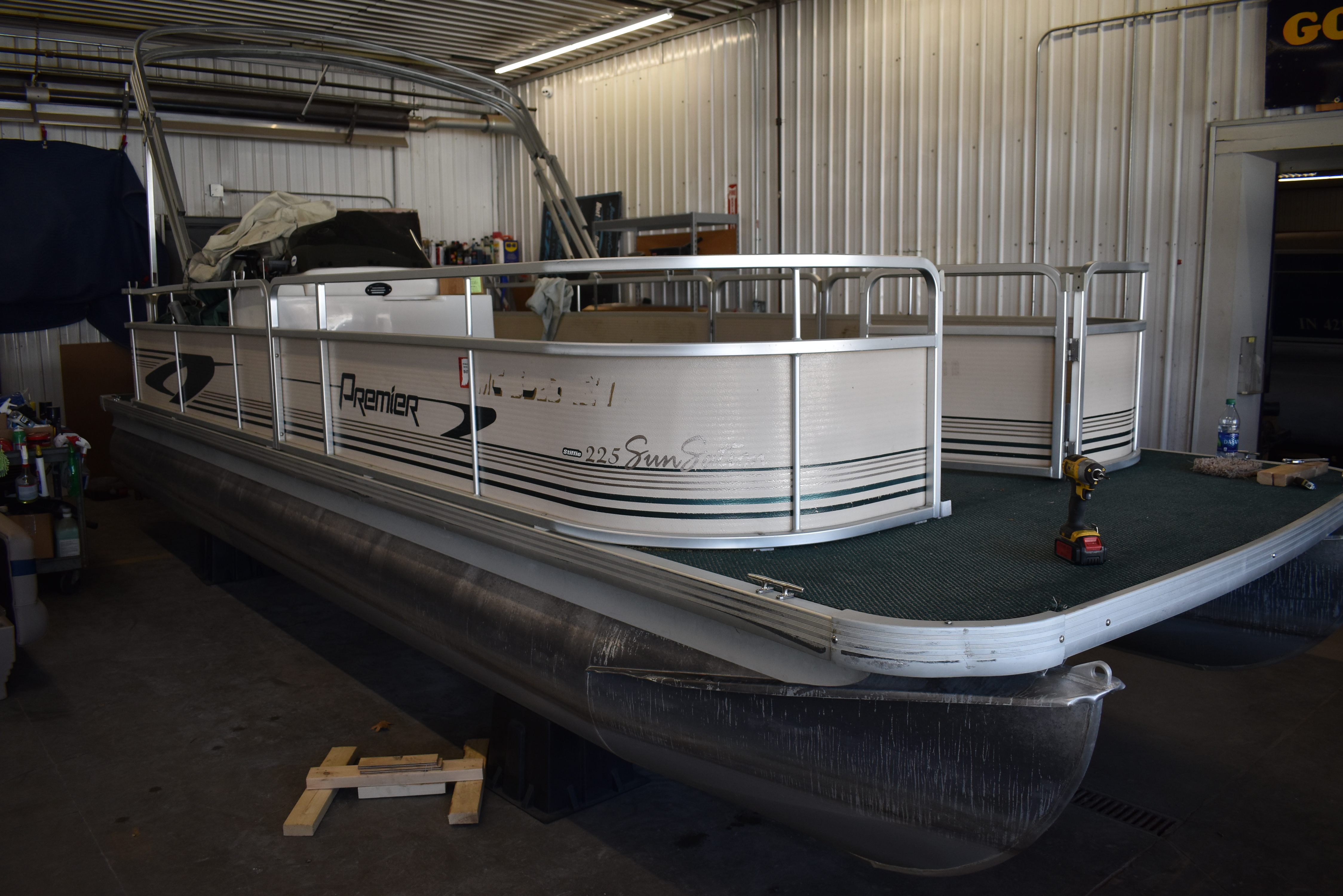 Pontoon Restoration Before