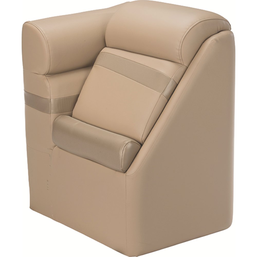 20" Left Pontoon Seat Lounger with Changing Room  