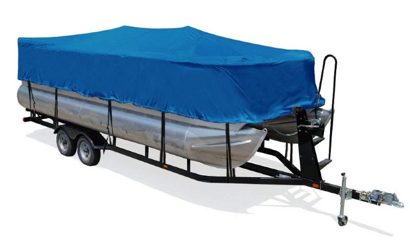 21'-1" - 22' x 102" Pacific Blue Pontoon Boat Cover