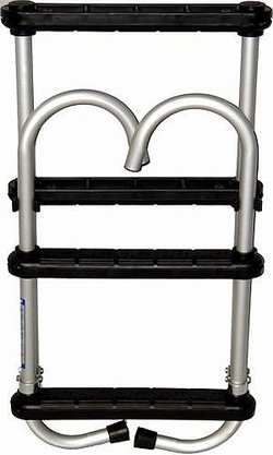 Pontoon Boat Ladder  - 4 Step Folding