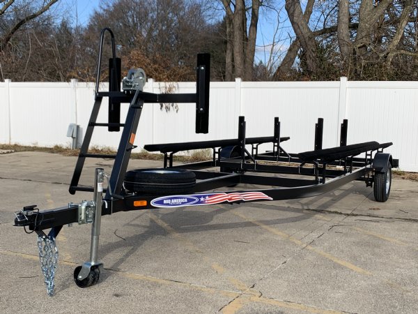 22' Single Axle Pontoon Boat Trailer 