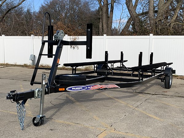 18' Single Axle Pontoon Boat Trailer