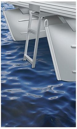 4 Step Under Deck Pontoon Ladder 