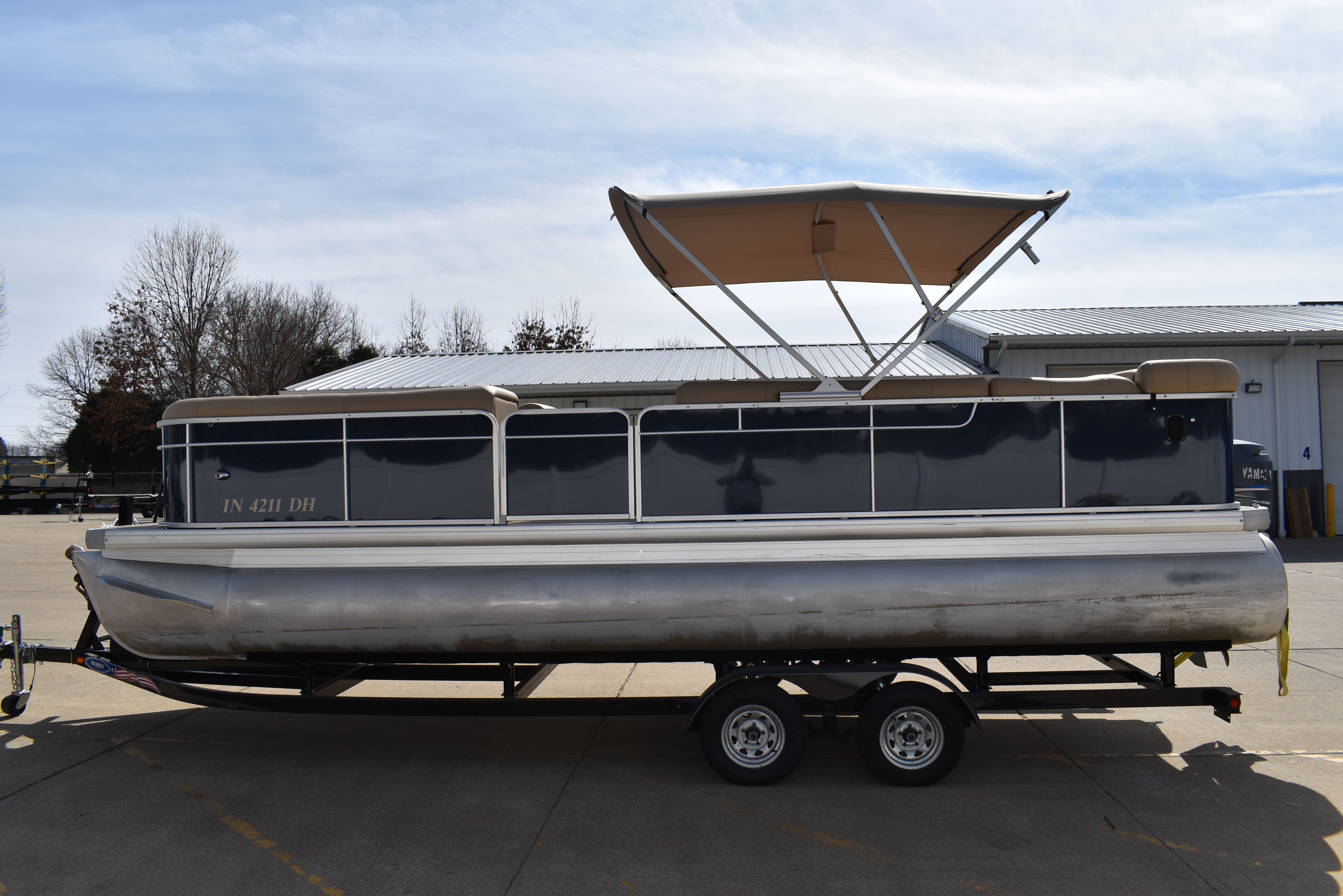 Pontoon Bimini Installation Photos