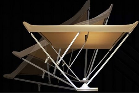 Black Frame Power Bimini