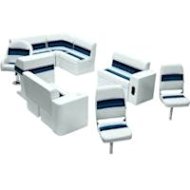 Rear Entry Fishing Pontoon Interior WS13575