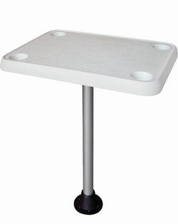 Rectangular Pontoon Boat Table