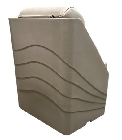 pontoon boat lean back