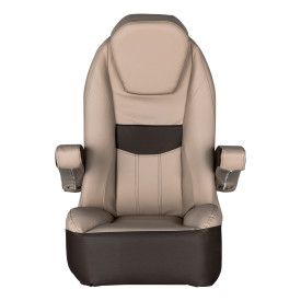 high back pontoon seat by lippert front view