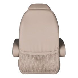 sand pontoon seat by lippert rear view with pocket
