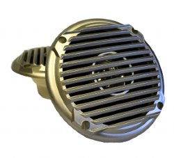 Pontoon Boat Silver Speakers