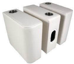 9" Square Pontoon Seat Arms