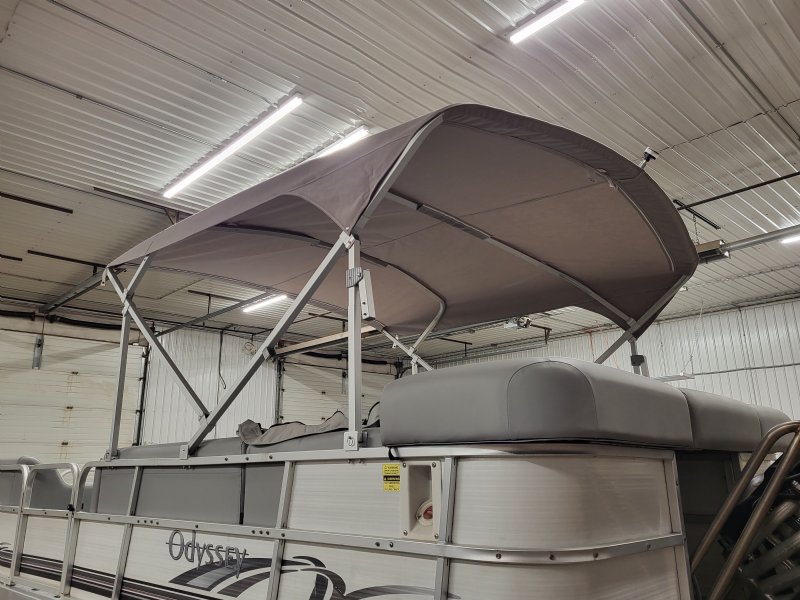 sunbrella bimini installed