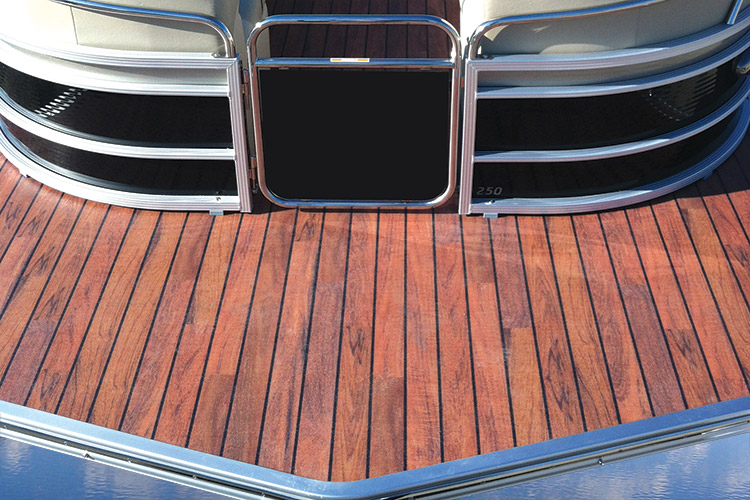 Aquatread Teak Marine Vinyl Flooring