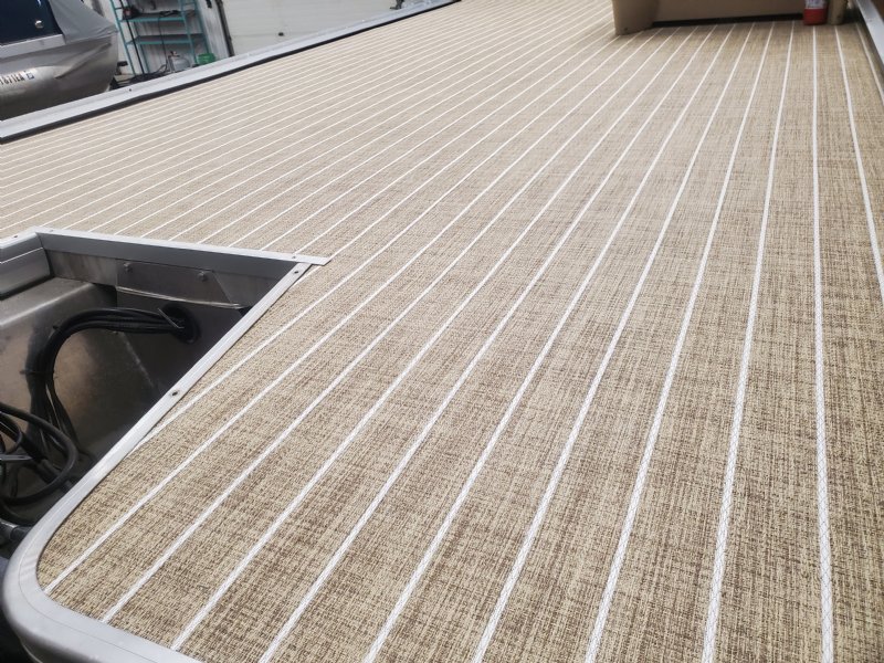 woven teak flooring, teak flooring, vinyl flooring, pontoon flooring, boat vinyl flooring, woven teak flooring 