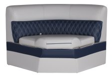 Premium Sunset 36" Bow Radius Corner Pontoon Seat