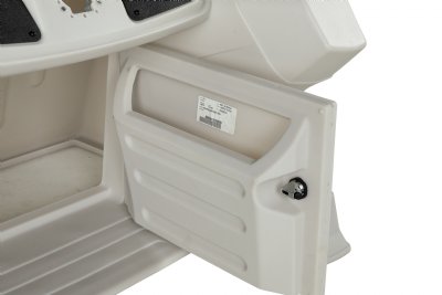 pontoon console with storage