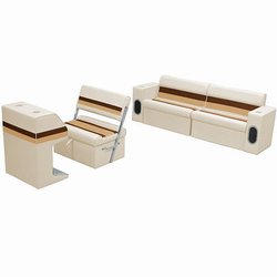 Wise Pontoon Seat Rear Group with Flip Flop WS13544