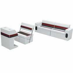 Wise Pontoon Seat Rear Group with Flip Flop WS13544