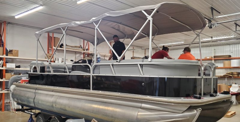 boat twin canopy tops
