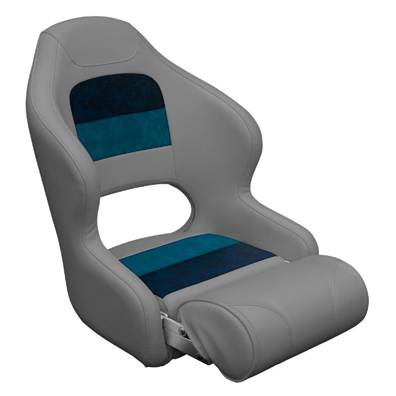 Wise Deluxe Series Pontoon Bucket Seat w/ Flip Up Bolster