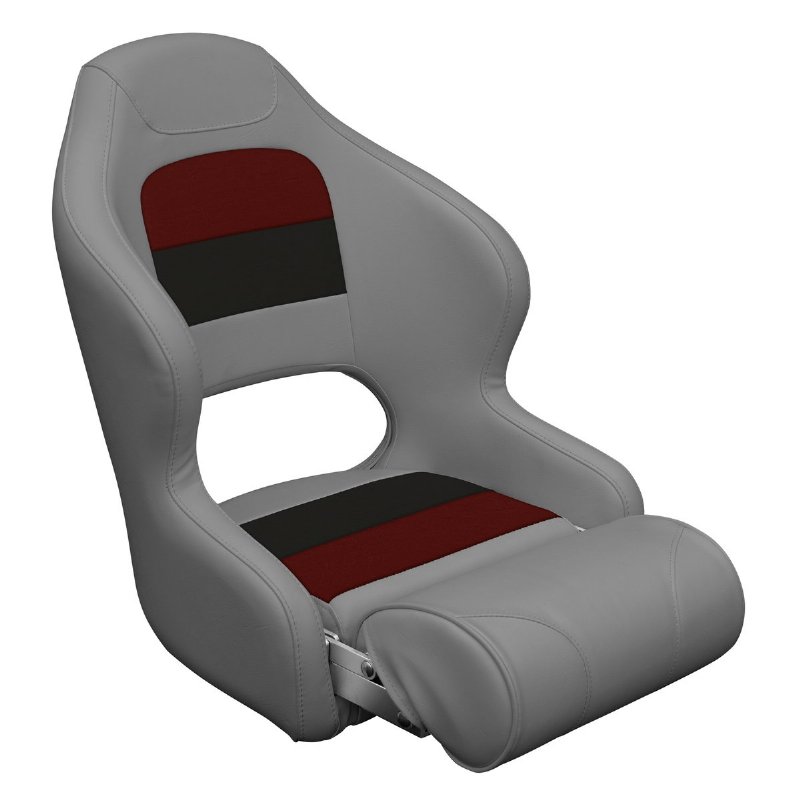 Wise Deluxe Series Pontoon Bucket Seat w/ Flip Up Bolster