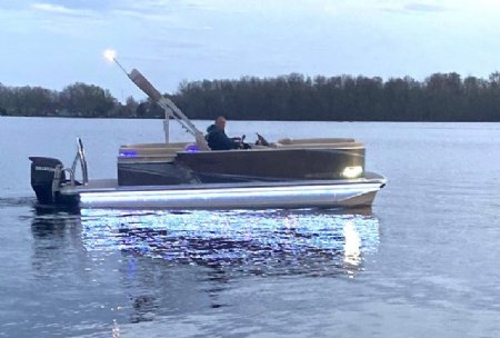 Cool White LED Under Deck Pontoon Boat Light Kit