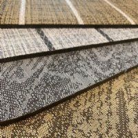 Woven Vinyl Pontoon Flooring Teak 188 MIL by the foot