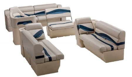 Traditional Pontoon Seat Interior WS14013